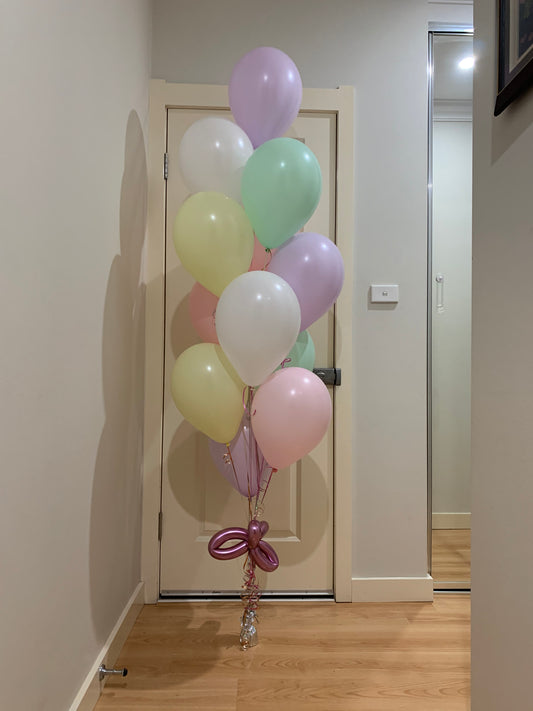 13 Helium Balloon Floor Bouquet