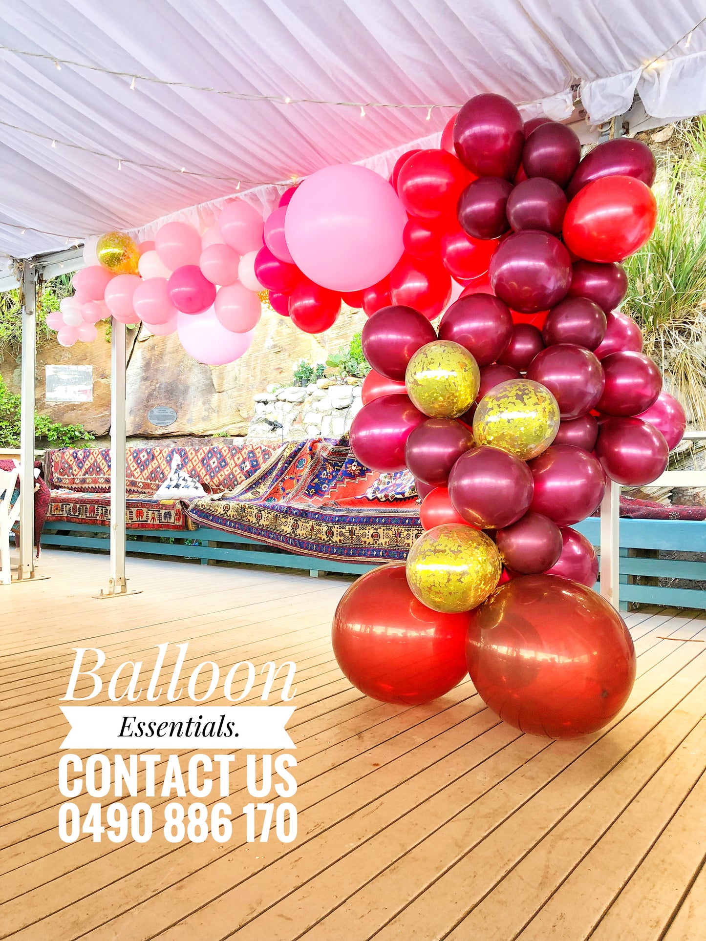 Organic Balloon Arch @ Cooge Beach