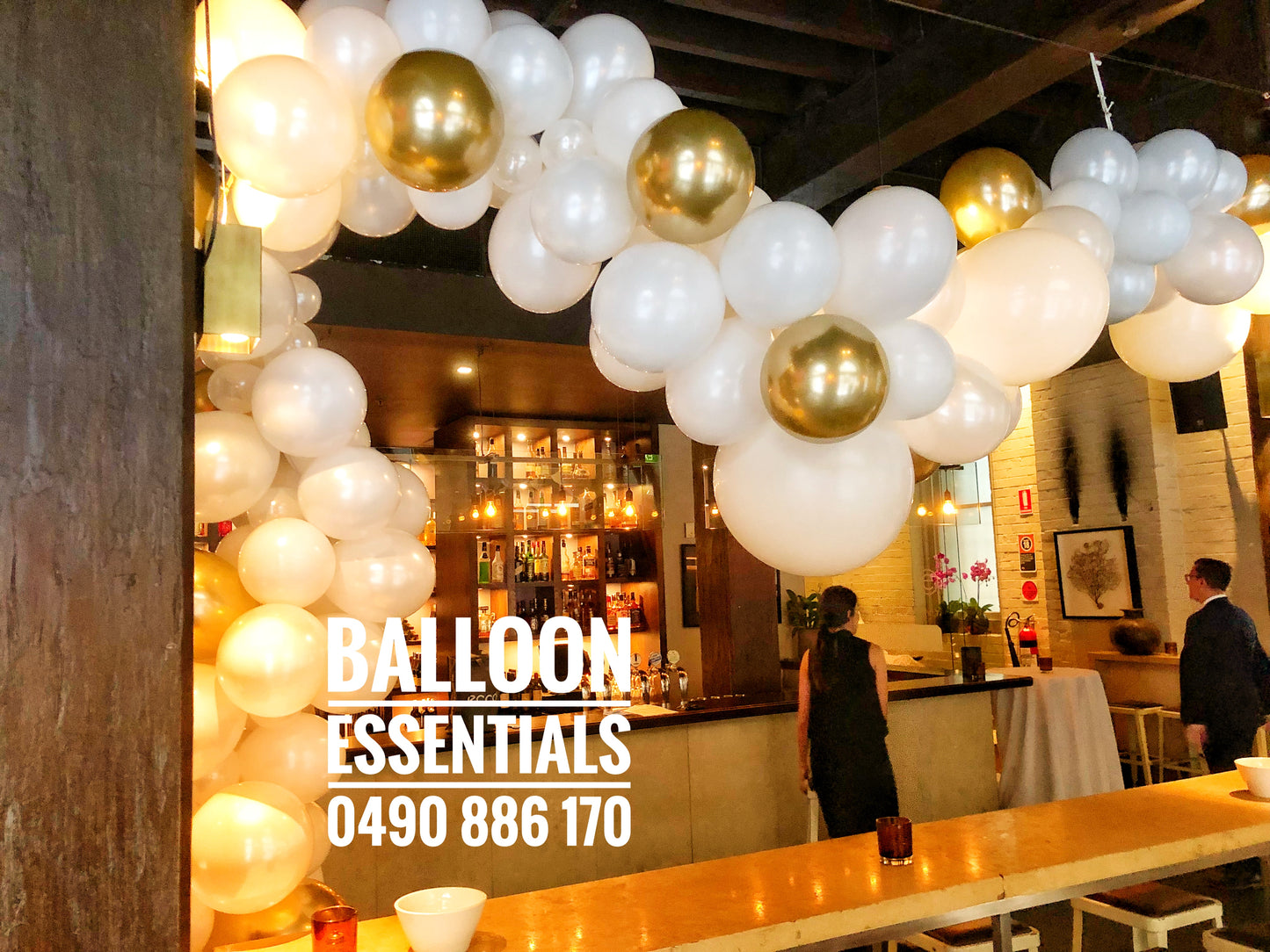 Organic Balloon Arch @ 50th Birthday, Establisment Hotel Sydney