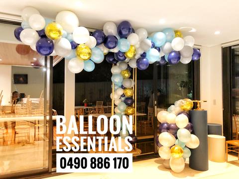 Organic Balloon Arch @ TRISTAN 1st Birthday @ Ryde