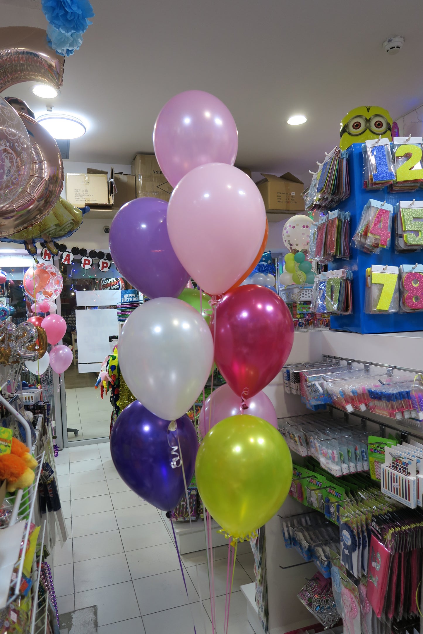 Minnie bubble balloon helium balloon bouquet