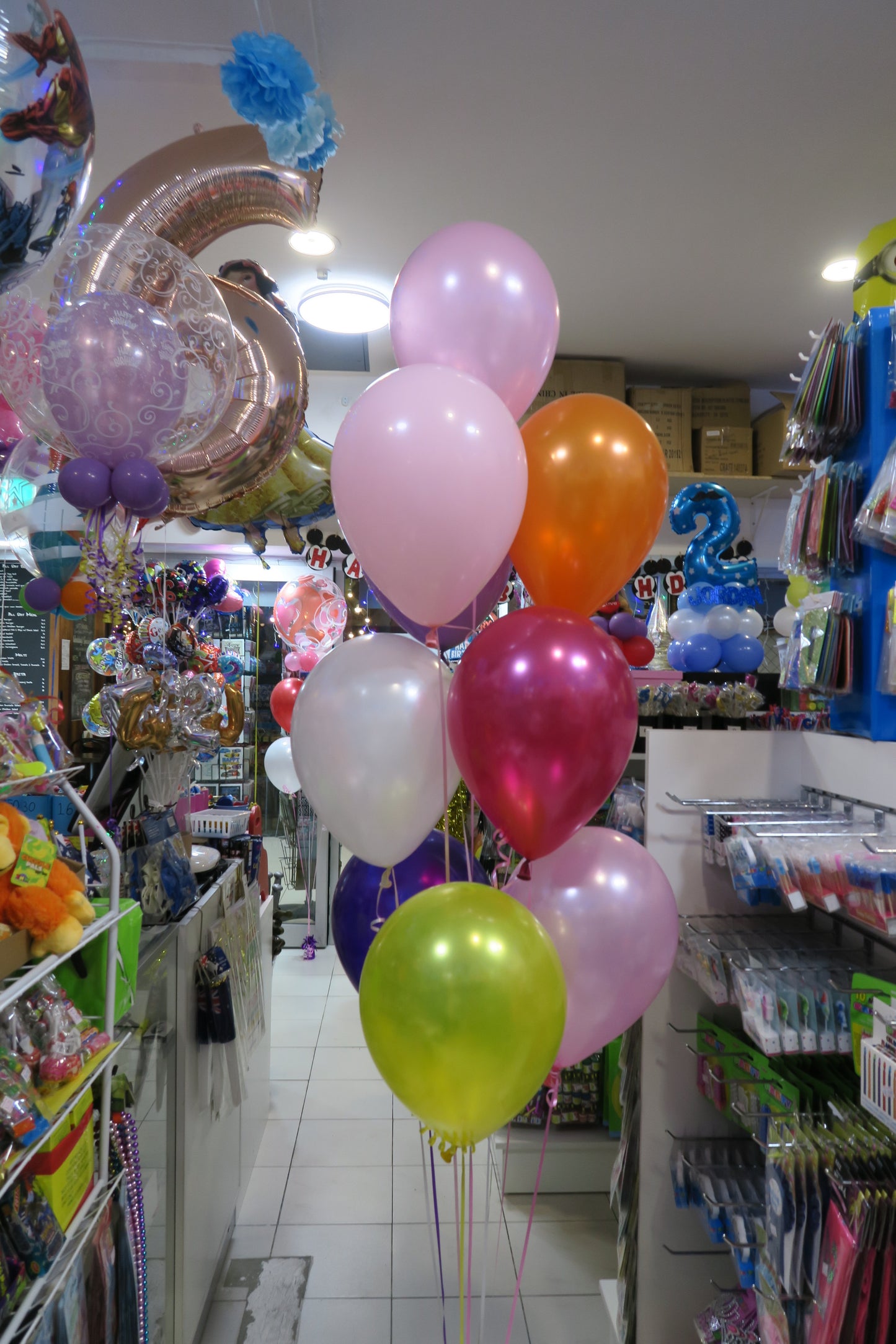 Minnie Orbz Foil  Helium balloon Bouquet