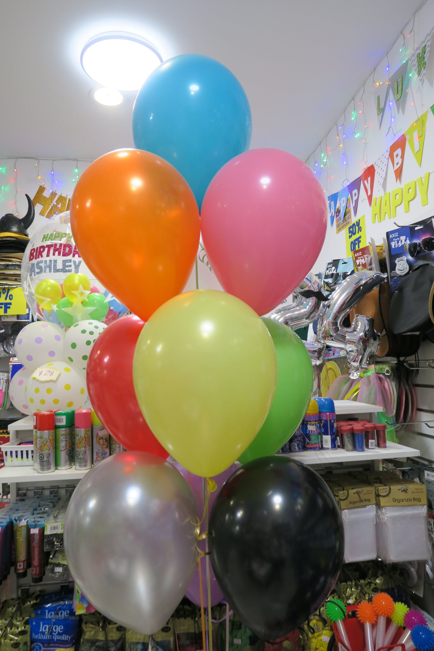 Teletubbies foil Shape  and 9 Balloon bouquet