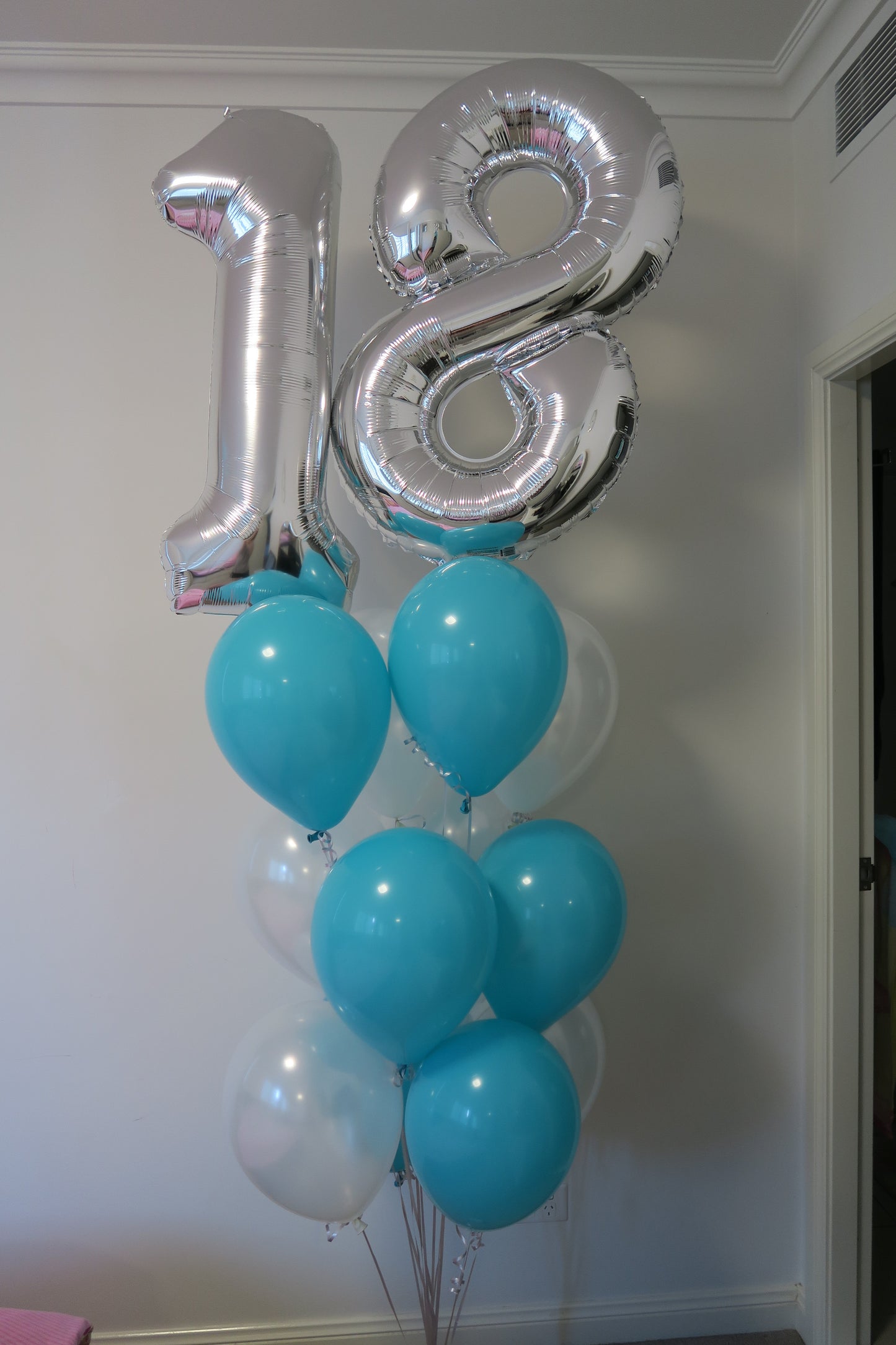 18th Birthday balloon bouquet