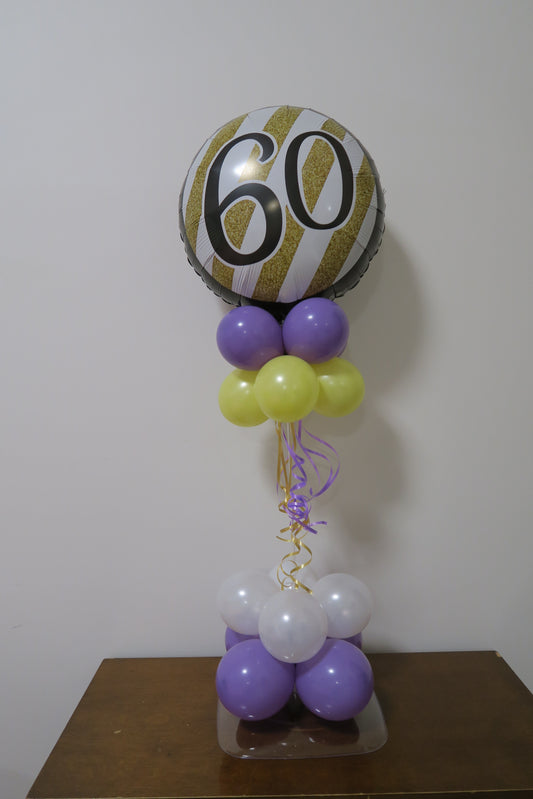 60th birthday  Table arrangement