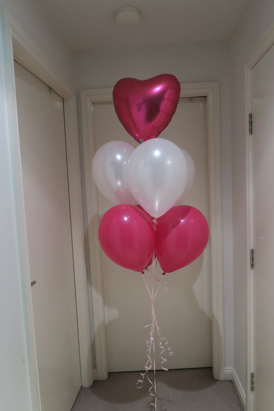 Engagement foil balloon bouquet