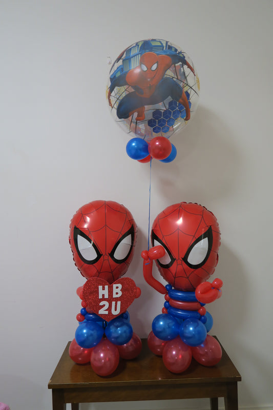Spiderman helium balloon  sculpture