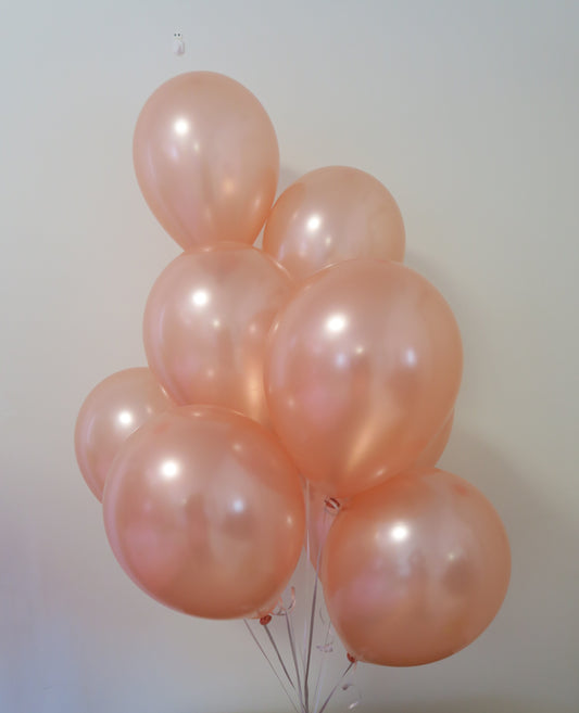 10 helium balloon floor bouquet