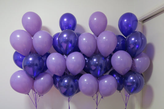 4 x 10 Helium Floor Bouquets