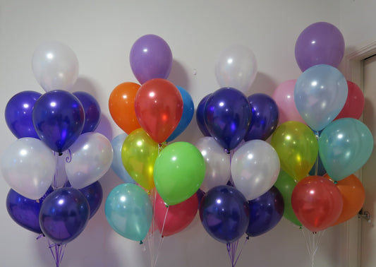 4 x 10 balloons floor bouquet