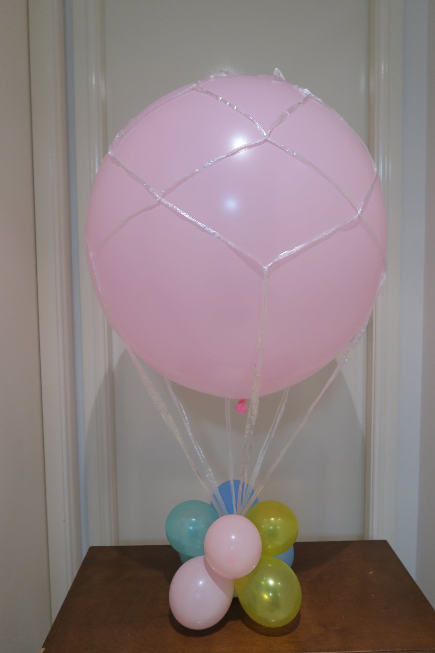 Hot air Pink balloon arrangements