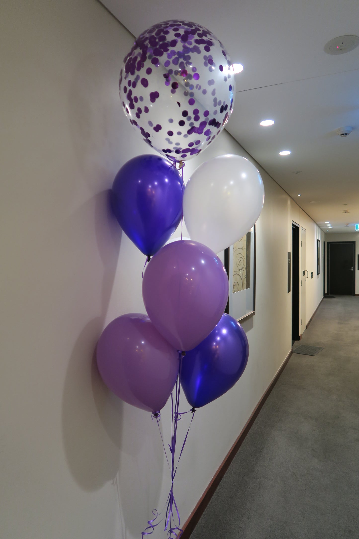 45CM confetti helium balloon Floor Bouquet