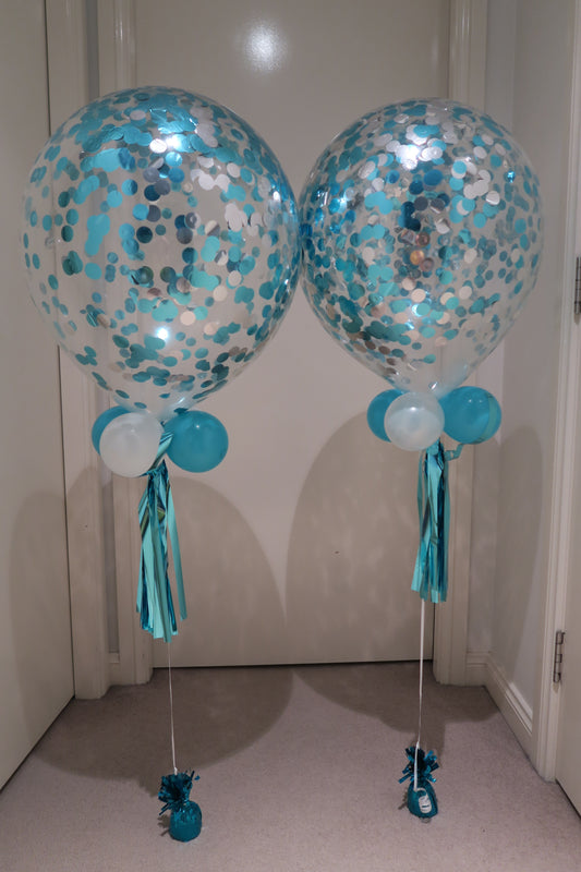 45cm confetti balloon bouquet