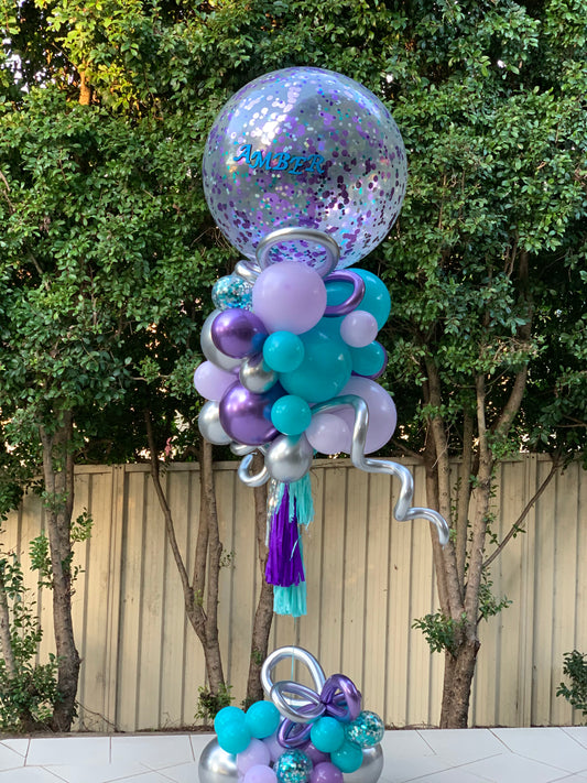 3ft Confetti Custom Helium Balloon Bouquets