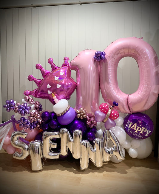 10th Princess Balloon Marquee