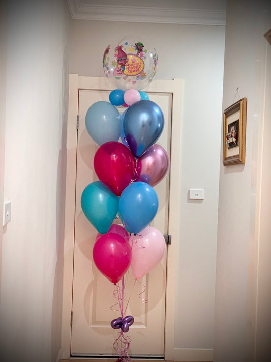 Troll Orbz Helium  Balloon Bouquets