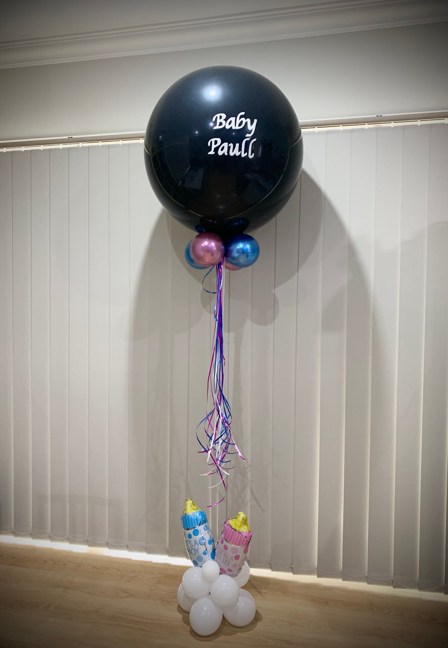 Personalize Gender Reveal Helium Balloon
