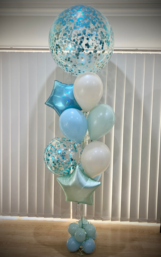 Confetti Helium Balloon Bouquets