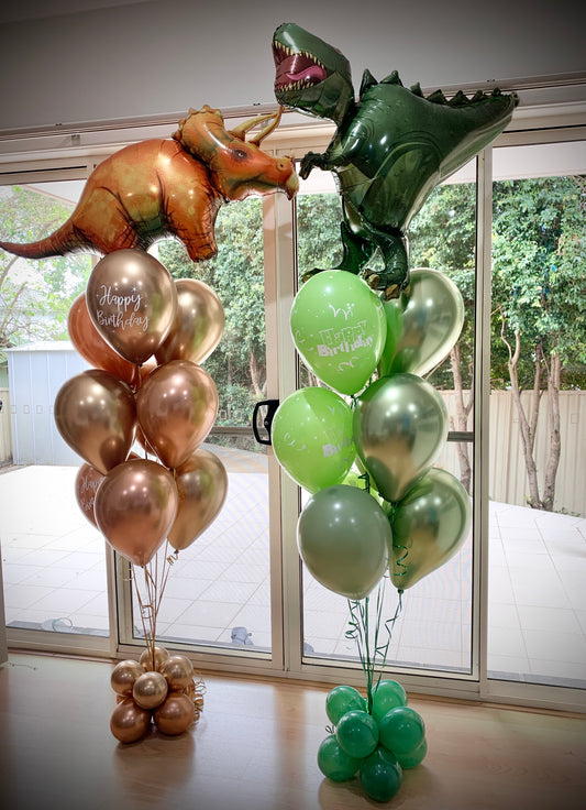 Dinosaurs Birthday Helium Balloon Bouquets