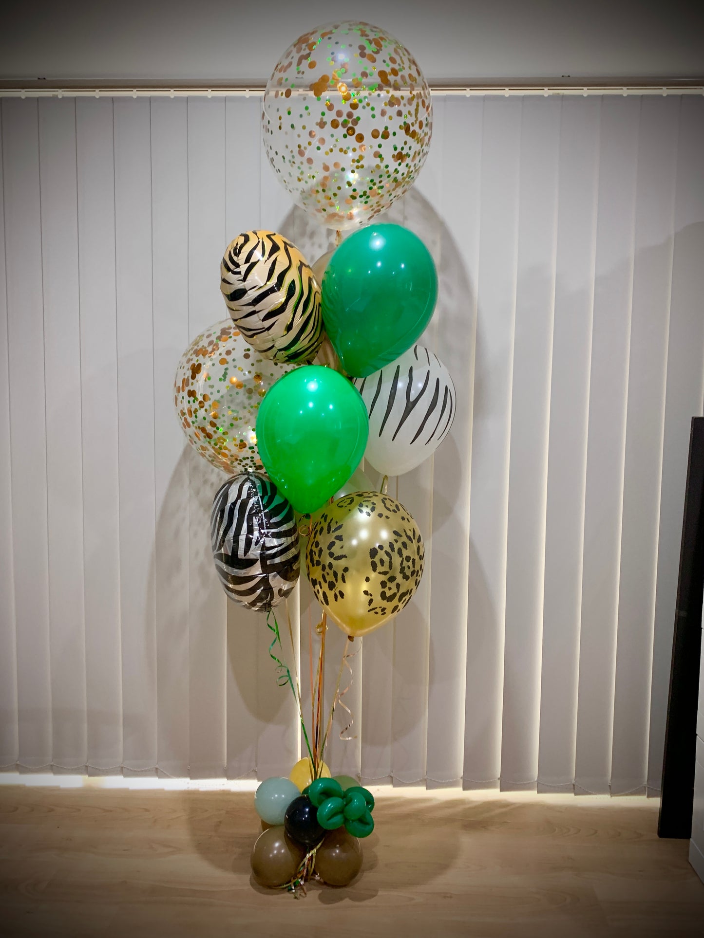 Wild Jungle Confetti Helium Balloons Bouquets