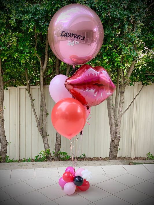24th Personalise Helium Balloons Bouquets