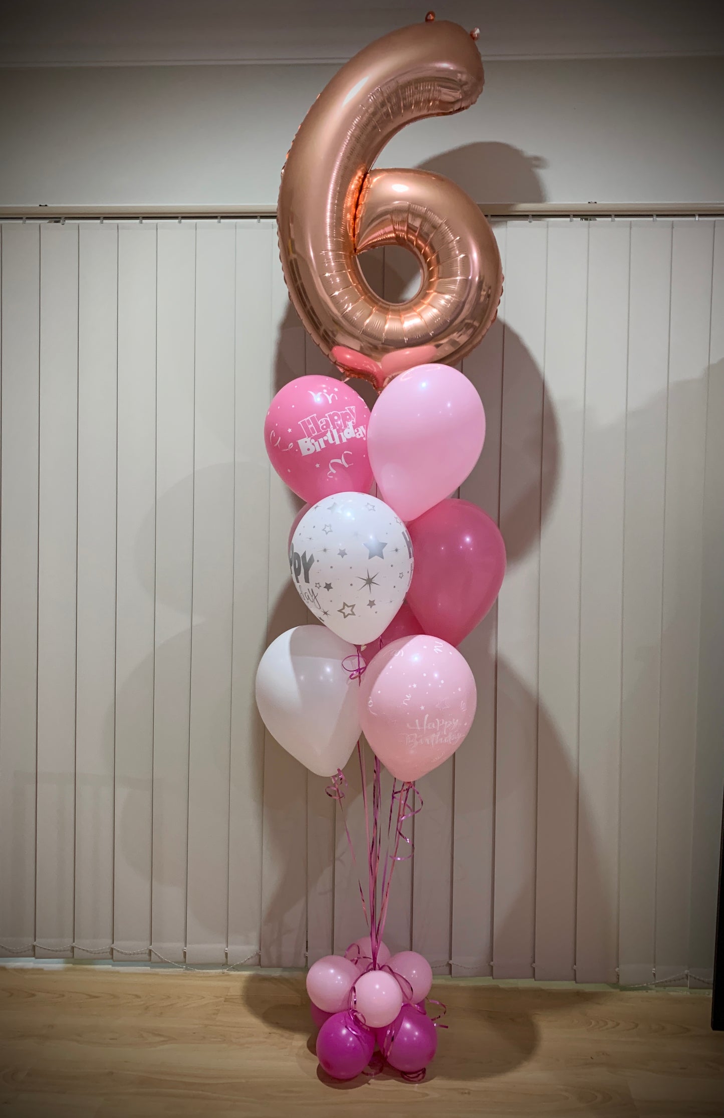 6th Foil Shape Helium Balloons Bouquets