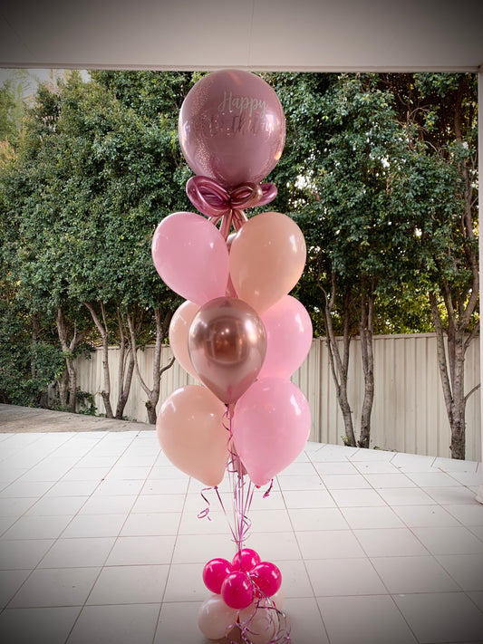 Happy Birthday Helium Balloons Bouquet
