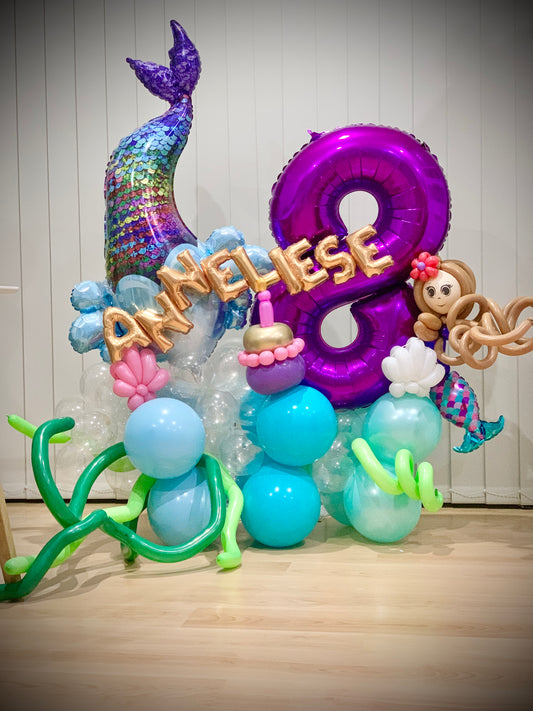 Anneliese’s 8th Mermaid Balloons Marquee