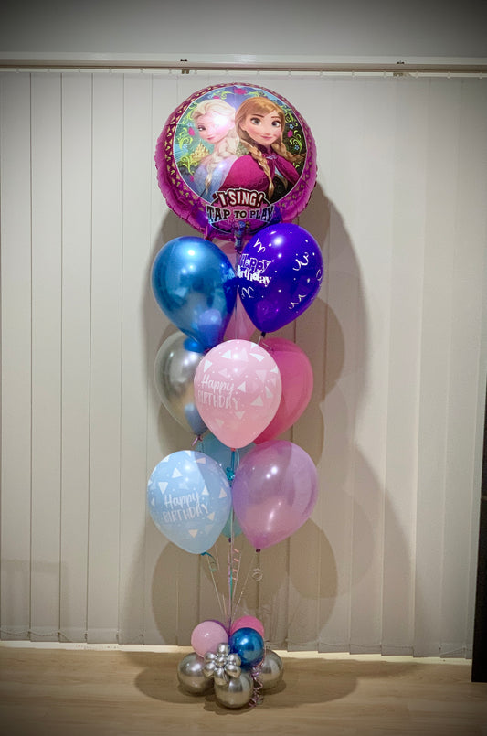 Frozen Singing Helium Balloons Bouquets