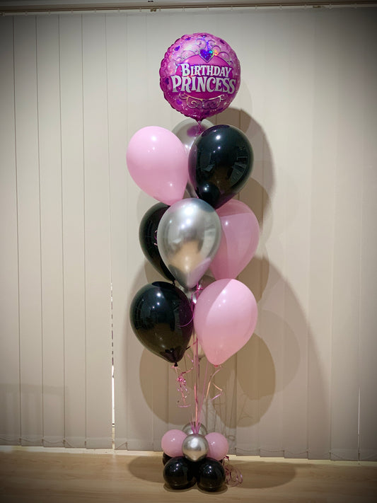 Birthday Princess Helium Balloons Bouquets