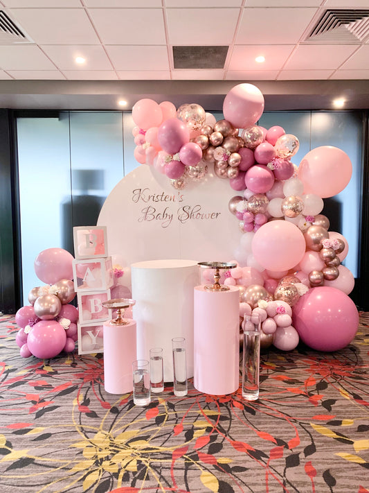 Baby Shower Organic Style Balloons Garland