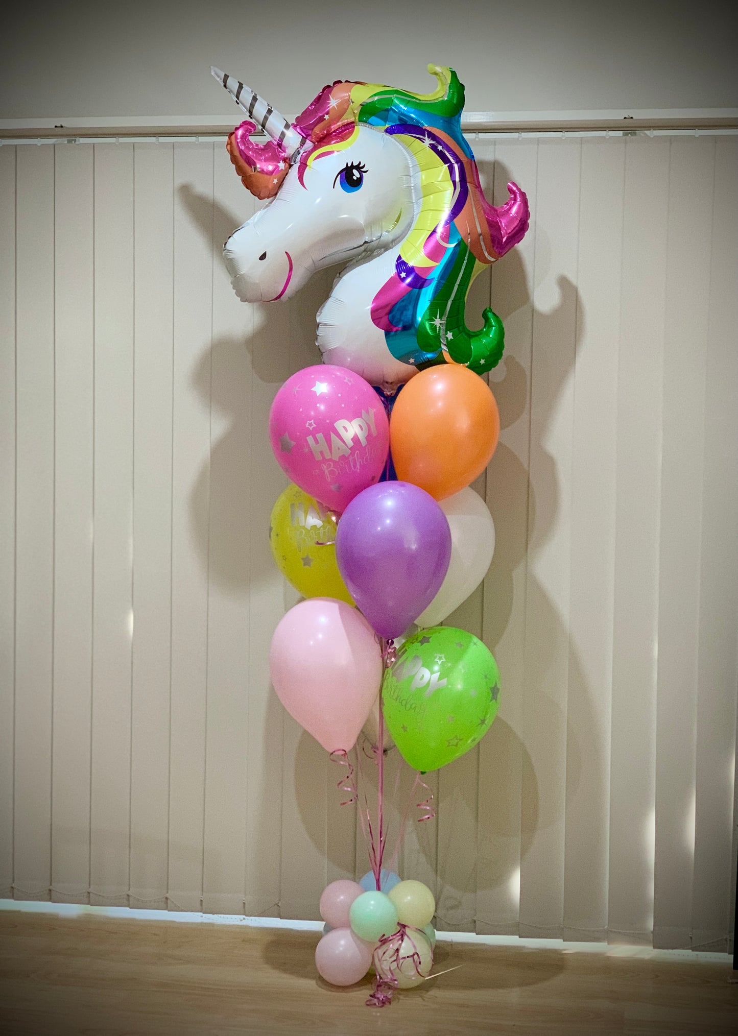 Unicorn Helium Balloons Bouquets