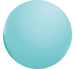 3ft Aqua Blue Round Jumbo Helium Balloon Arrangement