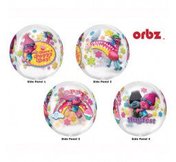 Trolls ORBZ Shape  and 9 Balloon bouquet