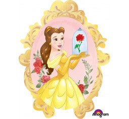 Princess BELLE Mirror Shape  helium Balloon bouquet